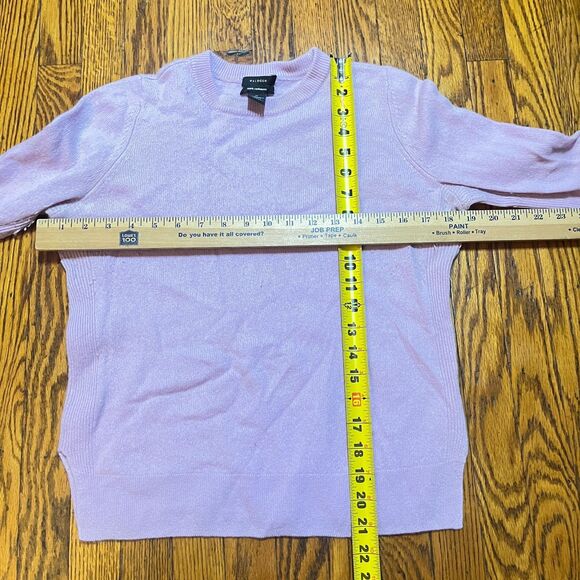 Halogen 100% Cashmere Sweater Women's M Lavender Purple Crew Neck Pullover - Picture 9 of 15
